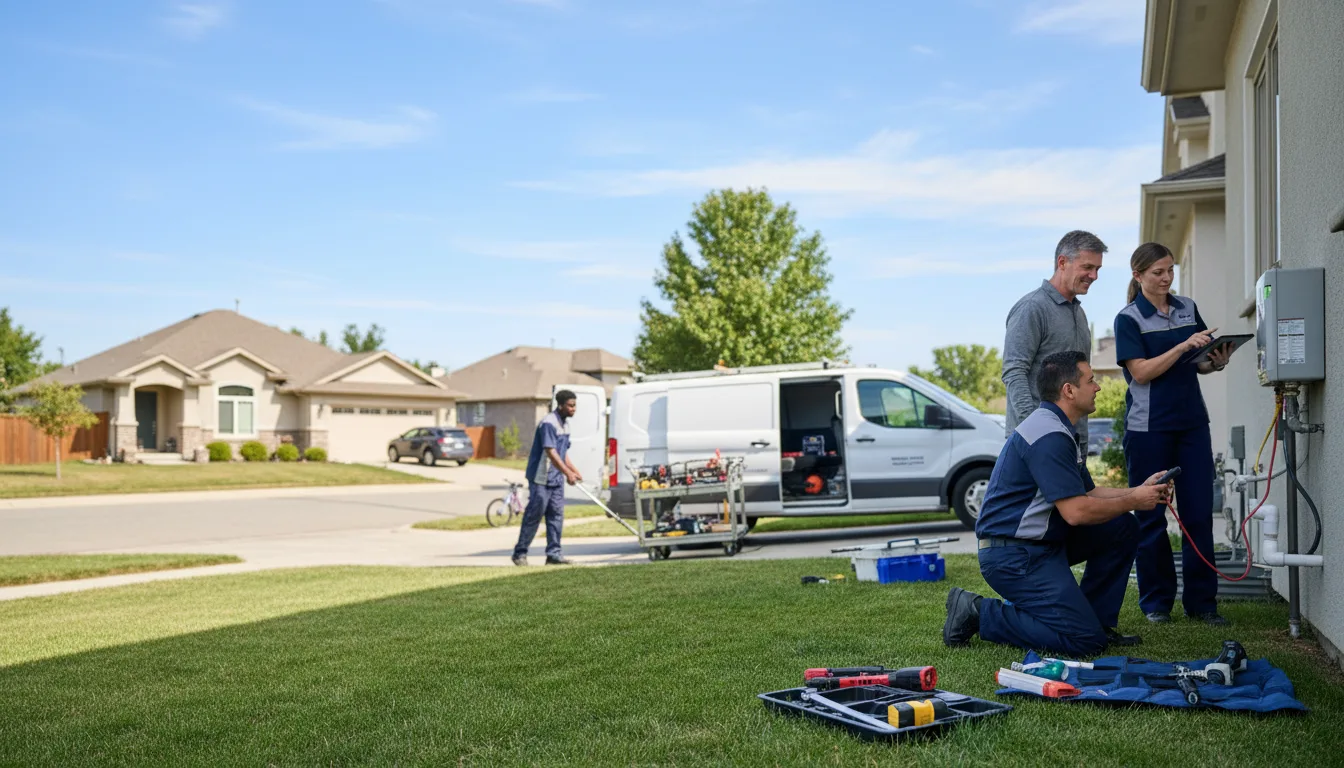 Tankless water heater service in Malakoff, TX
